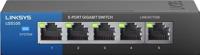 Linksys LGS105-EU 5-poorts onbeheerde Gigabit-netwerkswitch - Ethernet-switch/hub met metalen behuizing voor thuis en kantoor - Tafelmodel of wandbevestiging, Ethernet-splitter, Plug-and-play - thumbnail