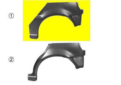 PLAATWERKDEEL Wielrand R 3D (niet VOOR 6N2) 5824146