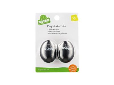 Nino Percussion NINO540BK-2 egg shaker zwart (1 paar)