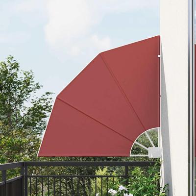 Balkon Privacy Scherm Terracotta 115 x 115 cm Stof Balkon Privacy Scherm Terracotta 115 x 115 cm Stof