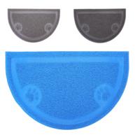 Nobleza Kattenbakmat - Placemat - Rubber - Half rond - 36x59 cm - thumbnail