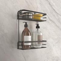 Metaltex origin doucherek 2-laags zwart - thumbnail