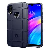 Schokbestendige beschermer cover volledige dekking siliconen case voor Xiaomi Redmi 7 (blauw) - thumbnail
