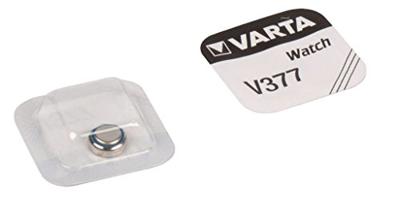 VARTA batterijen Electronics V377 Lithium knoopcellen verpakking met 1 knoopcel in originele blisterverpakking van 1 exemplaar