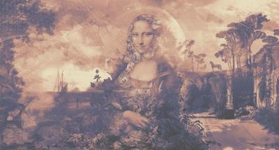 Muance Muance Fotobehang Dining with Mona - MU12063