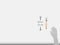 Nordics Tandenborstel bamboe houtskool (1 st) - thumbnail