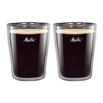 MELITTA Set van 2 borosilicaatglazen voor lange koffie 200 ml transparant MELITTA Set van 2 borosilicaatglazen voor lange koffie 200 ml transparant