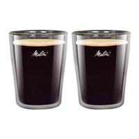 Glas Melitta Borosilicaatglas 200 ml Transparant Koffie (2 Stuks) - thumbnail