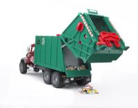 bruder MACK Granite vuilniswagen modelvoertuig - thumbnail
