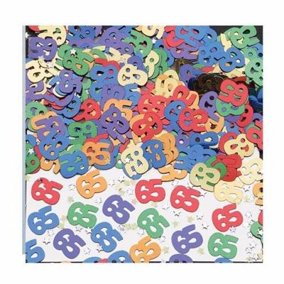 65 Jaar Tafeldecoratie / Sierconfetti