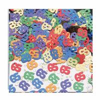 65 Jaar Tafeldecoratie / Sierconfetti - thumbnail