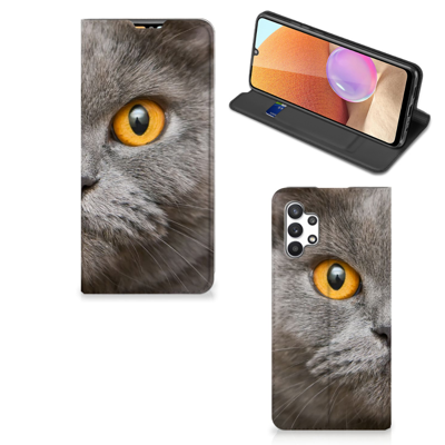 Hoesje maken Samsung Galaxy A32 4G | A32 5G Enterprise Editie Britse Korthaar Hoesje maken Samsung Galaxy A32 4G | A32 5G Enterprise Editie Britse Korthaar