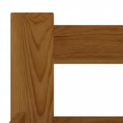 Bedframe massief grenenhout honingbruin 140x200 cm