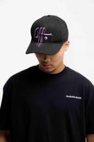 Off The Pitch Fullstop Pet Heren Zwart/Paars - Maat One Size - Kleur: Zwart | Soccerfanshop - thumbnail