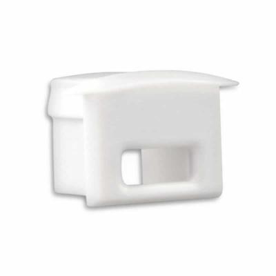 Eindkap E7 wit met doorvoer voor aluminium LED profiel PL3 8123206