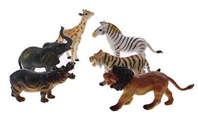 Wilde dieren in doos, 6 delig