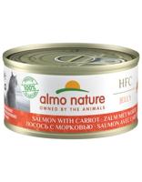 Almo Nature HFC Natural kattenvoer in gelei zalm & wortel 70g - thumbnail