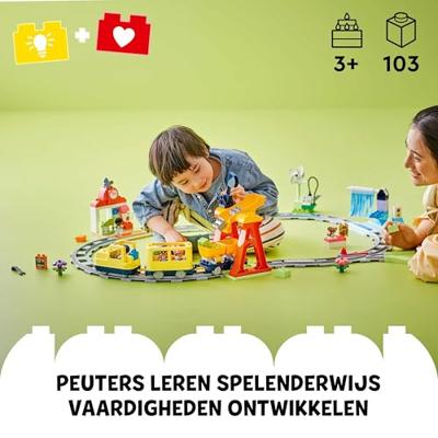 LEGO DUPLO grote interactieve buurttrein 10428 - thumbnail
