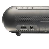 Denver CPR-700 Wekkerradio VHF (FM) USB Wekfunctie, Acculaadfunctie Zwart - thumbnail