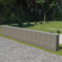 Schanskorfmuur met deksels 900x50x150 cm gegalvaniseerd staal - thumbnail