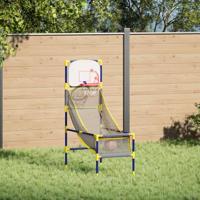 VidaXL Arcade basketbalset met bal en pomp 45x86x127 cm - thumbnail