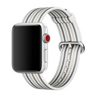Apple Woven Nylon Apple Watch 38mm / 40mm / 41mm Gray Stripe - thumbnail