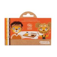 Namaki Schmink - leeuw & giraffe - 3 kleuren - thumbnail