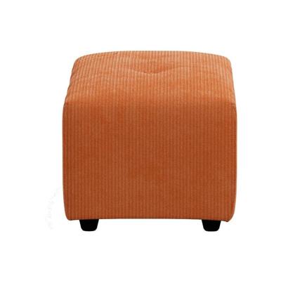 HKliving Vint hocker small Corduroy Rib Dusty Orange