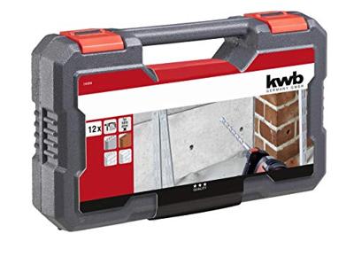 kwb 240280 40CR-staal Hamerboorset 12-delig 5 mm, 6 mm, 8 mm, 10 mm, 12 mm, 14 mm SDS-Plus 1 stuk(s)