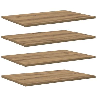Boekenplank Bord 4 pcs Bruin 100 x 40 x 1.5cm Spaanplaat