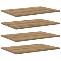 Boekenplank Bord 4 pcs Bruin 100 x 40 x 1.5cm Spaanplaat - thumbnail