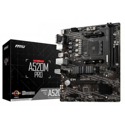 Moederbord MSI A520M PRO AMD A520 AMD AM4 Moederbord MSI A520M PRO AMD A520 AMD AM4