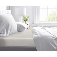 Primaviera Deluxe Satijnen Hoeslaken Creme 200 x 220 cm - thumbnail