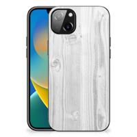 iPhone 14 Plus Houten Print Telefoonhoesje White Wood - thumbnail