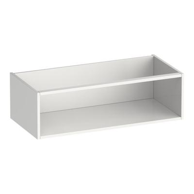 Brauer Flourish - Bijkast - 100 cm - met 1 Opbergvak - Hoogglans Wit