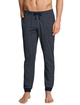 Blauwe ruitjes heren pyjamabroek Schiesser Blauwe ruitjes heren pyjamabroek Schiesser