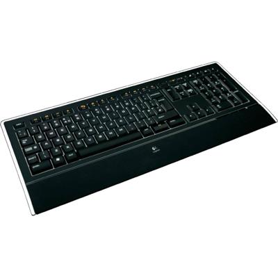 Logitech Illuminated Keyboard, US toetsenbord USB Zwart Logitech Illuminated Keyboard, US toetsenbord USB Zwart
