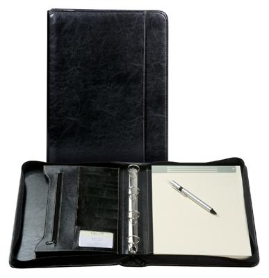 Brepols schrijfmap Palermo zwart