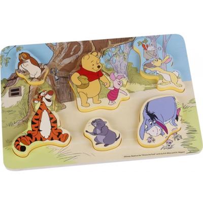 Disney Vormenpuzzel Winnie The Pooh Junior Hout 6 Stukjes