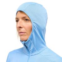 Haglofs L.I.M Mid Multi II Hood Fleece Dames Sky Blue L - thumbnail