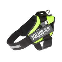 Julius K9 Blindengeleidehond tuig - Neon groen - Maat 1 - thumbnail