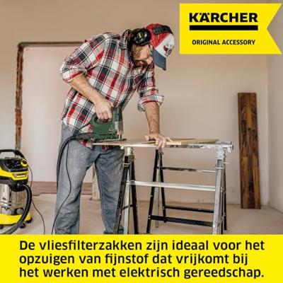 Kärcher Home & Garden 2.863-355.0 Fleece filterzak 4 stuk(s)