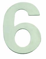 Intersteel Huiscijfer breed model 150x2mm - RVS - thumbnail