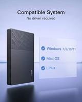 Inateck FE2014 HDD-/SSD-behuizing Zwart 2.5 - thumbnail