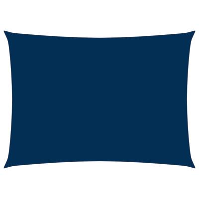 Zonnescherm rechthoekig 3,5x5 m oxford stof blauw