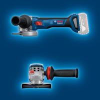 Bosch Blauw GWS 18V-11 S Accu Haakse Slijper | Exclusief Accu&apos;s en Lader in L-boxx - 06019N4001 - thumbnail