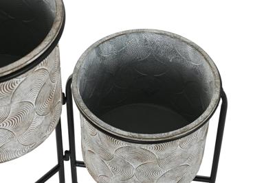 Grondlegger DKD Home Decor Grijs Metaal (82 x 25 x 81 cm)