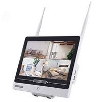 Full HD WLAN bewakingsset met geïntegreerde 30,48 cm (12 inch) monitor en 4 bewakingscamera's - thumbnail