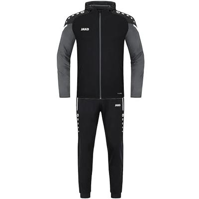 JAKO M9422K Polyesterpak Met Kap Performance Kids - Zwart/Anthra Light - 164 JAKO M9422K Polyesterpak Met Kap Performance Kids - Zwart/Anthra Light - 164