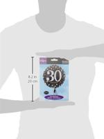 FolieBallon 30 jaar happy birthday sparkling gold 43cm - thumbnail